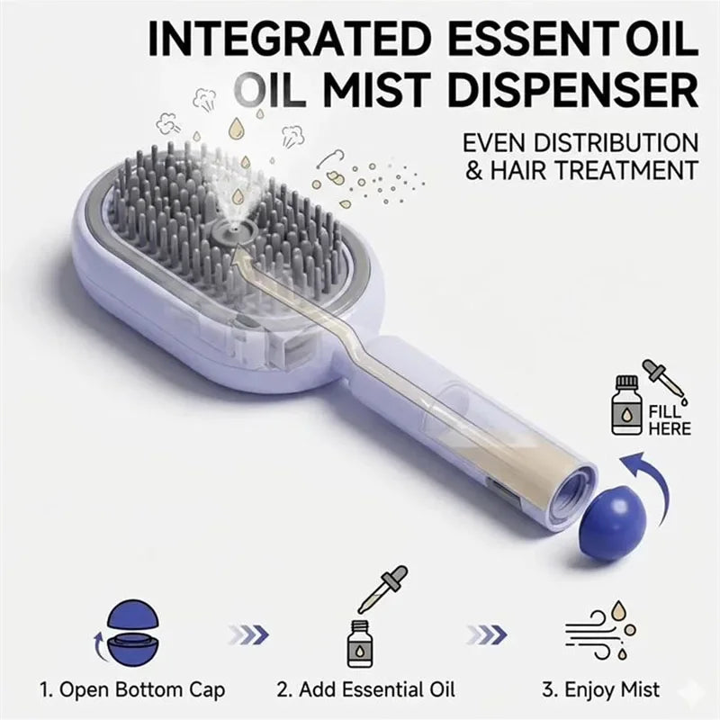 Zuvelle SilkMist™ Hair Brush
