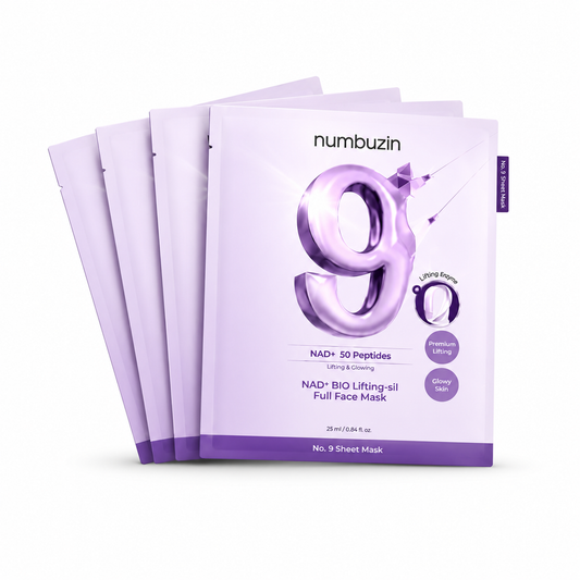numbuzin - No.9 NAD Bio Lifting-sil Full Cover Facial Mask - (20ml+28ml)*4ea